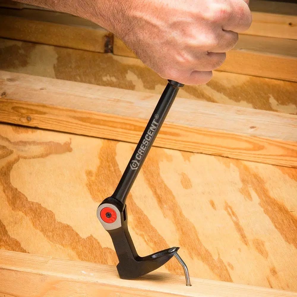 Crescent Code Red 12 in. Indexing Head Nail Puller Pry Bar
