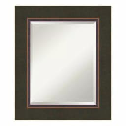 Amanti Art Milano 22.5 in. W x 26.5 in. H Rectangular Framed Bathroom Vanity Mirror, Dark Bronze thumbnail 4