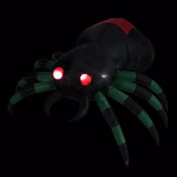 Northlight 3.5 ft. Inflatable Lighted Spider Halloween Outdoor Decoration with LED Lights thumbnail 1