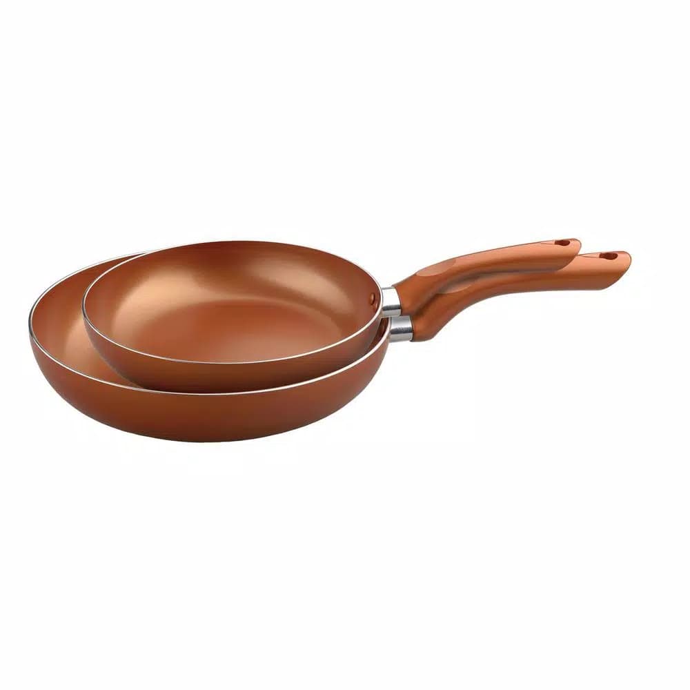 Brentwood Appliances 7-Piece Copper Nonstick Cookware Set with Ergonomic Handles
