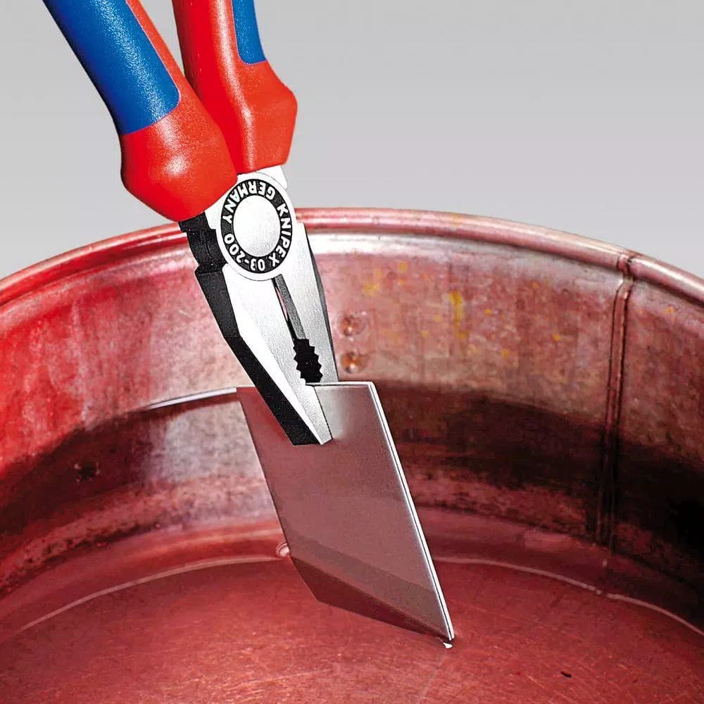 KNIPEX 8 in. Combination Pliers with Comfort Grip Handles