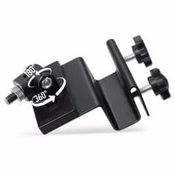 Wasserstein Weatherproof Gutter Mount for Arlo Pro, Ultra, Go, and Essential Security Cameras (Black) thumbnail 4