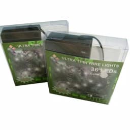 Starlite Creations 9 ft. 36-Light Battery Operated LED Ultra Thin Wire String Lights, White (Bundle of 2) thumbnail 3