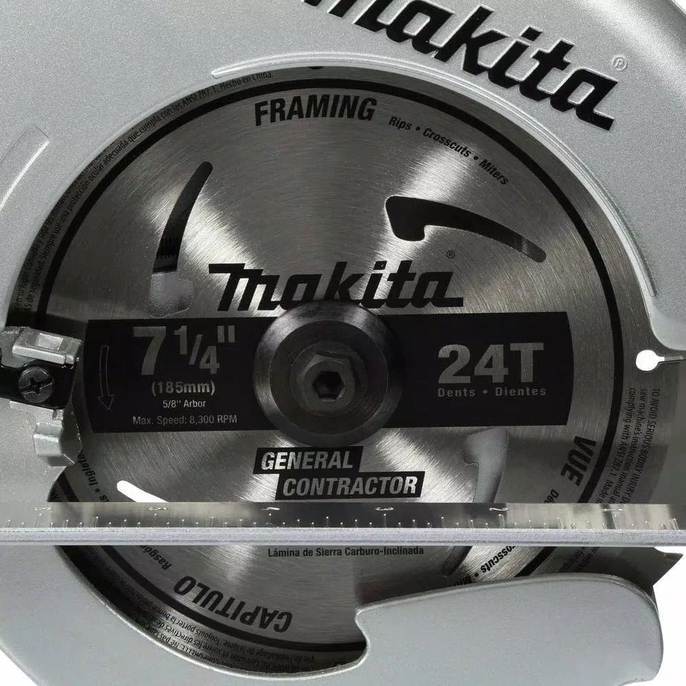 Makita 15 Amp 7-1/4 in. Corded Circular Saw with 56 Degree Bevel Capacity and Hard Case