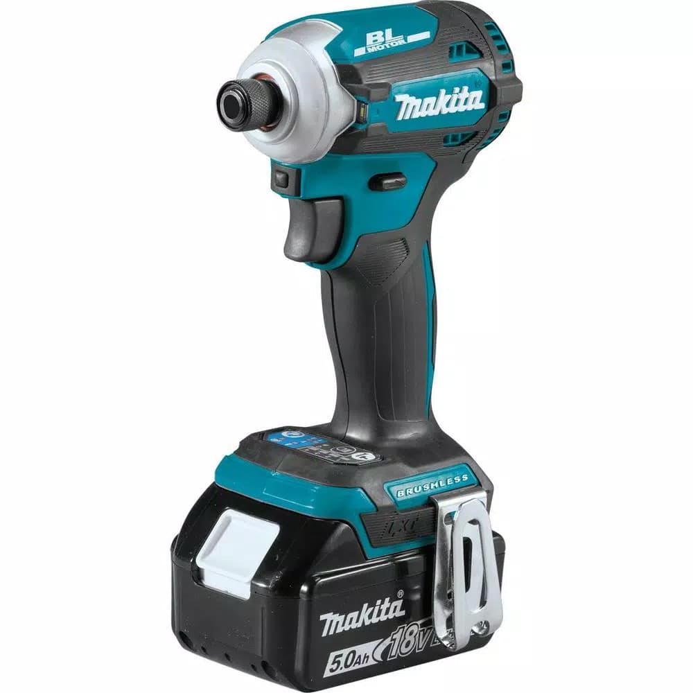 Makita 18V LXT Brushless 4-Speed Impact Driver Kit with ImpactXPS Socket Adapter and Bit Set