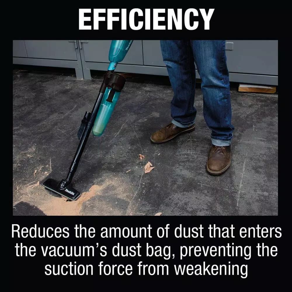 Makita White Cyclonic Vacuum Attachment for Makita 18V LXT and 12V Max CXT Vacuums