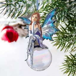 Design Toscano 5.5 in. Snow Fairy Goddess Holiday Ornament thumbnail 5
