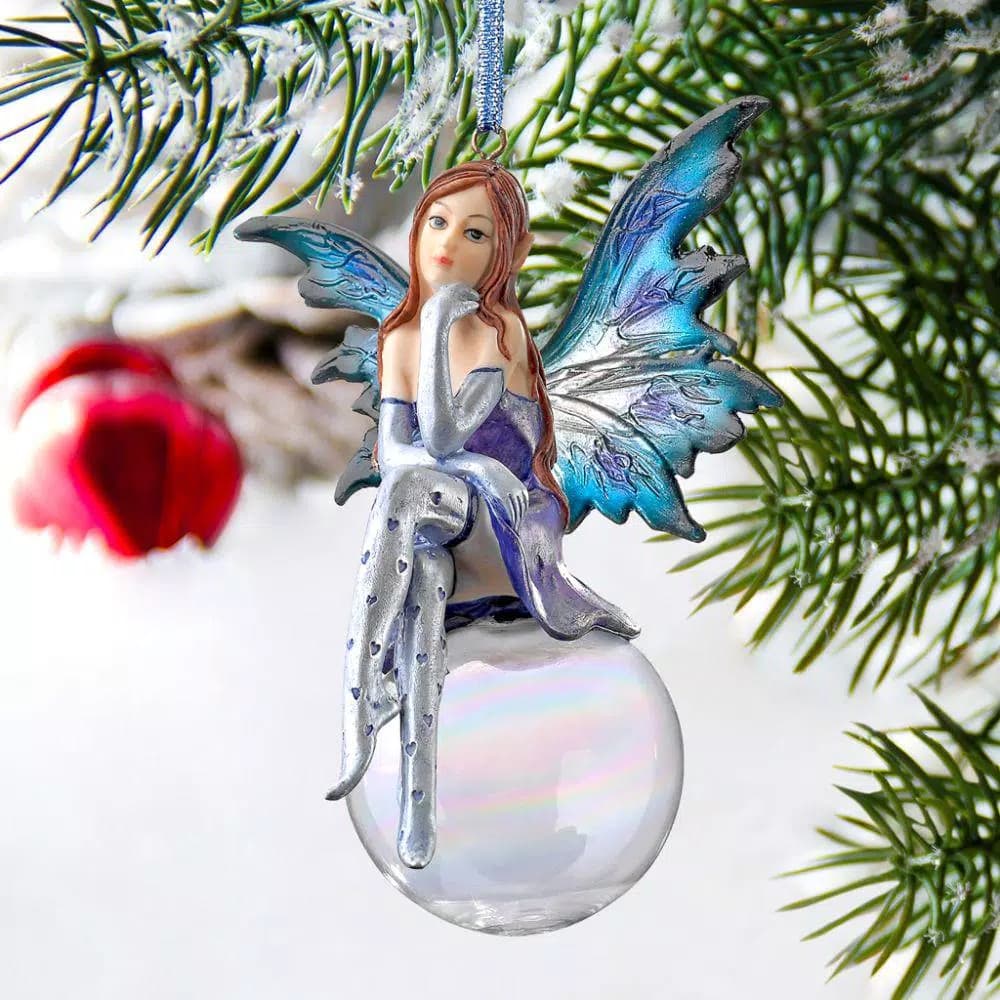 Design Toscano 5.5 in. Snow Fairy Goddess Holiday Ornament