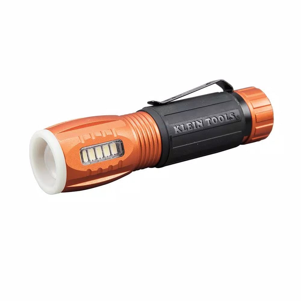 Klein Tools LED Flashlight with Work Light, 235 Lumens, Waterproof IP67