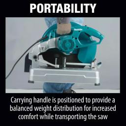 Makita 14 in. Cut-Off Saw, 15 Amp, 3800 rpm, LW1401 Metal Cutting Chop Saw thumbnail 8