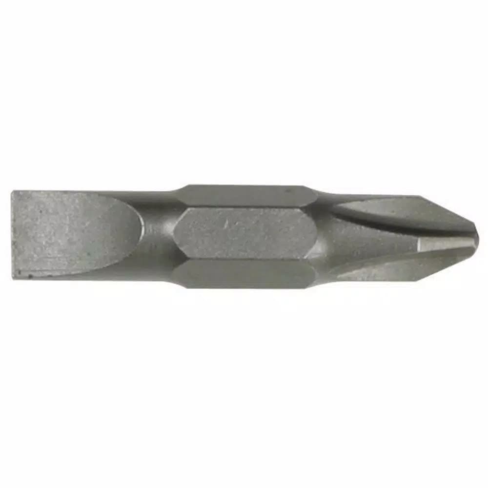 Klein Tools #2 Phillips and 1/4 in. Slotted Replacement Bits, 2-Piece Set