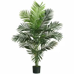Nearly Natural 5 ft. Paradise Palm Silk Tree - Artificial Green Tropical Palm thumbnail 1