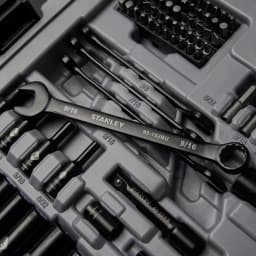 STANLEY 201-Piece Mechanics Tool Set with Black Chrome Finish thumbnail 12