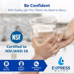 Express Water RO5DX 5-Stage Reverse Osmosis Water Filtration System - NSF Certified - Includes Faucet & Tank thumbnail 3