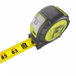 RYOBI 25 ft. Tape Measure with Overmold Housing and Wireform Belt Clip thumbnail 3