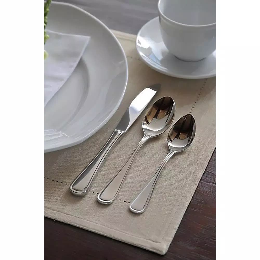 Oneida New Rim 18/10 Stainless Steel Euro Teaspoons, 12-Pack