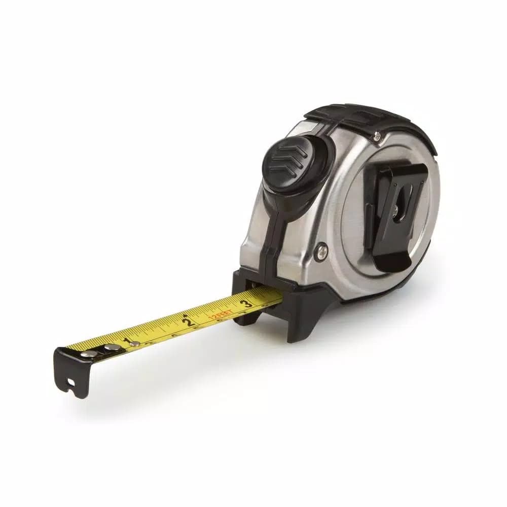 TEKTON 12 ft. x 5/8 in. Auto Lock Tape Measure with Stainless Steel Housing