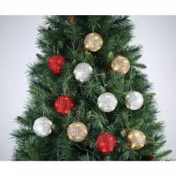 Unbranded Starlite Creations 4-Piece LED White Tinsel Wire Ornaments, 36-Light Specialty String Lights thumbnail 4