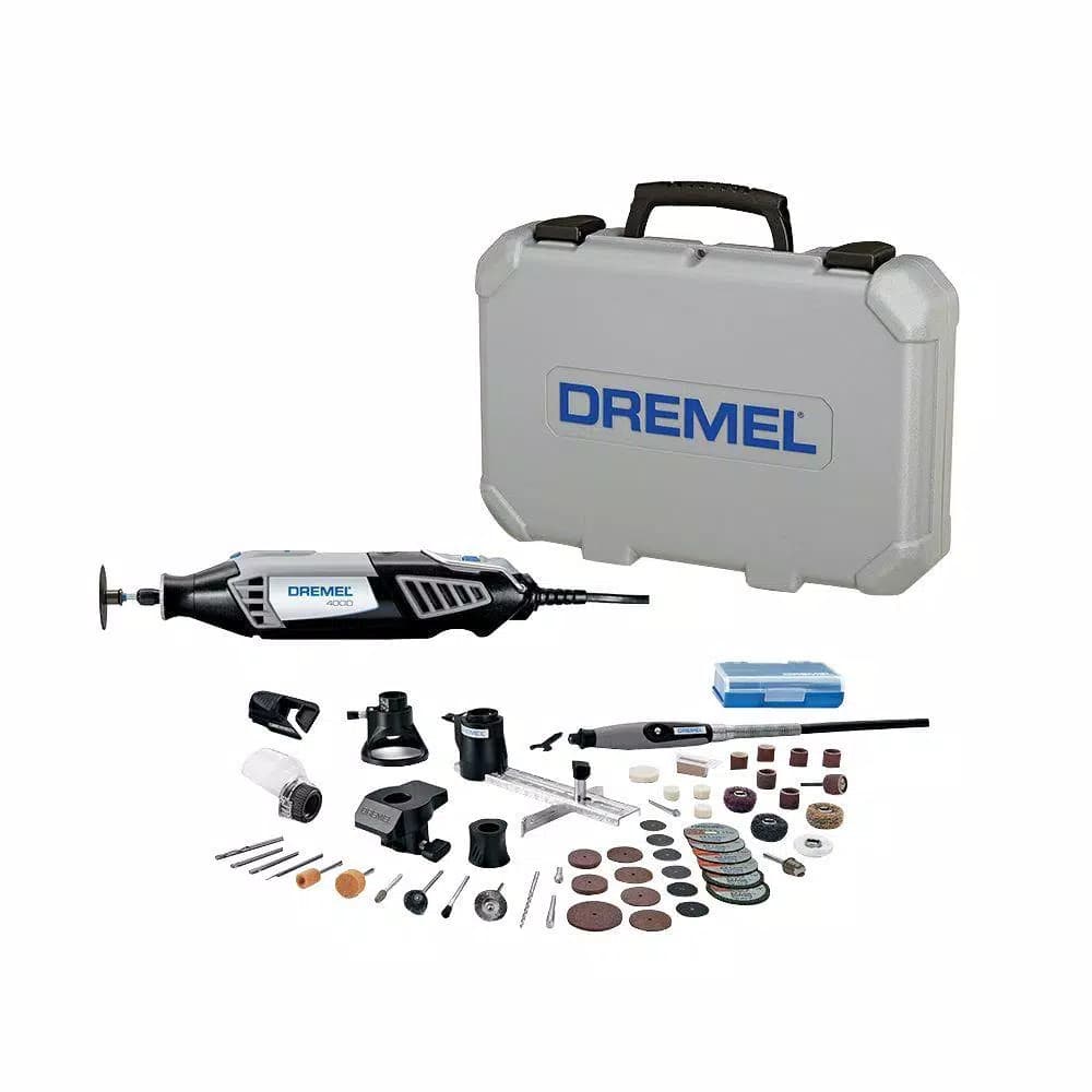 Dremel 4000 Series 1.6 Amp Variable Speed Corded Rotary Tool Kit with 50 Accessories and 6 Attachments