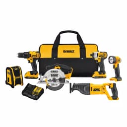 DEWALT 20V MAX Cordless 6-Tool Combo Kit with (2) 2.0 Ah Batteries & Charger thumbnail 1