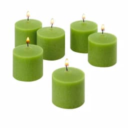 Light In The Dark Lime Green Unscented Votive Candles, 10 Hour Burn Time (Set of 72) thumbnail 1