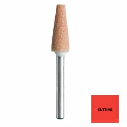 Dremel 1/4 in. Aluminum Oxide Pointed Cone Grinding Stone, 2-Pack thumbnail 2
