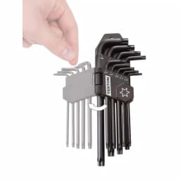 TEKTON 9-Piece Star Key Set, T10-T50 Torx L-Shaped Wrench Set thumbnail 4