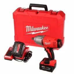 Milwaukee M18 1/2 in. High-Torque Cordless Impact Wrench Kit with (2) 3.0 Ah Batteries, Charger, and Hard Case thumbnail 1