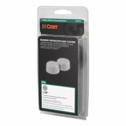 CURT 1.78" Bearing Protector Dust Covers, Gray Plastic (2-Pack) thumbnail 2