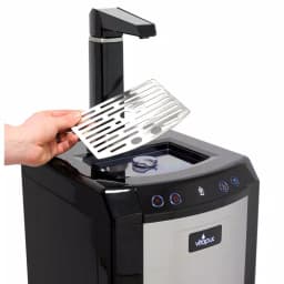 Vitapur Bottom Loading Water Cooler Dispenser with Kettle Feature, Hot/Room/Cold, Stainless Steel & Black thumbnail 8