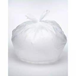 Unbranded HCR 33 Gallon Clear High Density Trash Bags, 0.42 mil, 500 Count thumbnail 3