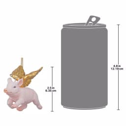 Design Toscano Hog Heaven Flying Pig Angel Holiday Ornament thumbnail 7