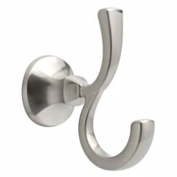Delta Mandara Double Towel Hook, Brushed Nickel thumbnail 1