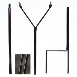 HOLIDYNAMICS HOLIDAY LIGHTING SOLUTIONS Adjustable Metal Outdoor Holiday Yard Stake Stand with Dual Hooks thumbnail 1