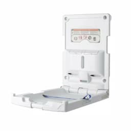 Foundations Classic Vertical Baby Changing Station, High-Density Polyethylene, Light Gray thumbnail 4