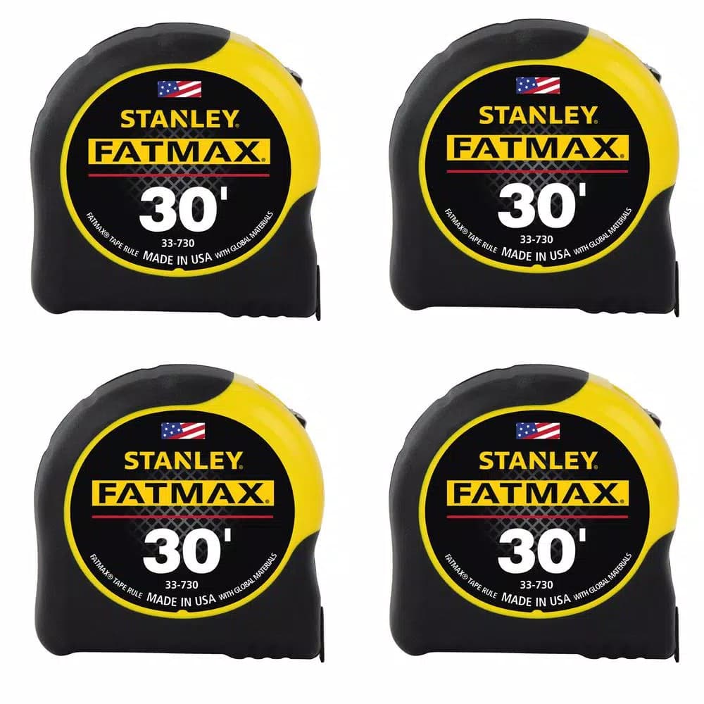 Stanley FATMAX 30 ft. x 1-1/4 in. Tape Measure, 4-Pack