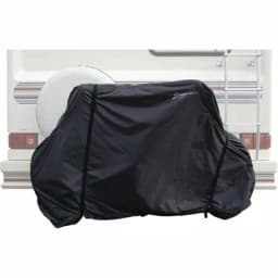 Swagman Horizontal Black 2-Bike RV Hitch Mount Cover Bag - Water Resistant 420D Nylon thumbnail 1