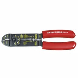 Klein Tools 6-in-1 Multi-Purpose Wire Stripper, Cutter, and Crimper Tool for 10-22 AWG Wire thumbnail 1