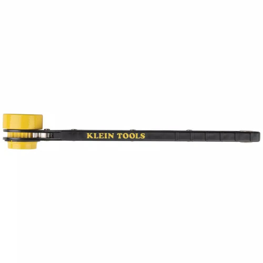 Klein Tools Slim Ratcheting Lineman's Wrench, 4-in-1 Multi-Size Utility Tool