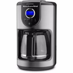 KitchenAid 12-Cup Drip Coffee Maker with Glass Carafe, Onyx Black thumbnail 1