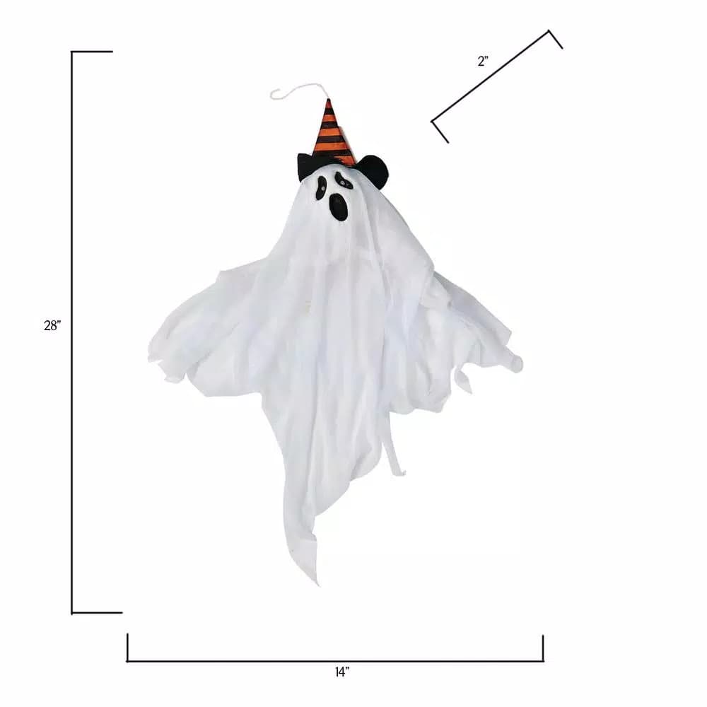 Worth Imports 28 in. Halloween Light Up Hanging Ghost Set of 2 with Multi-Color LED Lights
