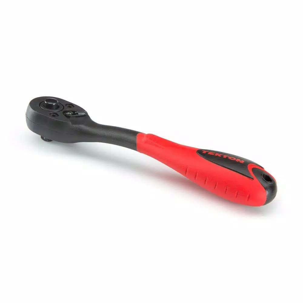 TEKTON 1/4 in. Drive 5 in. Composite Ratchet with 72-Tooth Gear