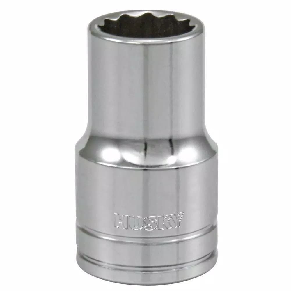 Husky 9/16 in. 12-Point SAE Standard Socket, 1/2 in. Drive