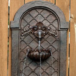 Sunnydaze Decor Venetian Iron Outdoor Wall Water Fountain, Colonial Style thumbnail 3