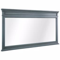 Home Decorators Collection Cailla 60 in. W x 32 in. H Rectangular Framed Bathroom Vanity Mirror - Distressed Blue Fog thumbnail 6