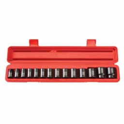 TEKTON 14-Piece 1/2 in. Drive SAE Shallow Impact Socket Set, 3/8-1-1/4 in. thumbnail 1