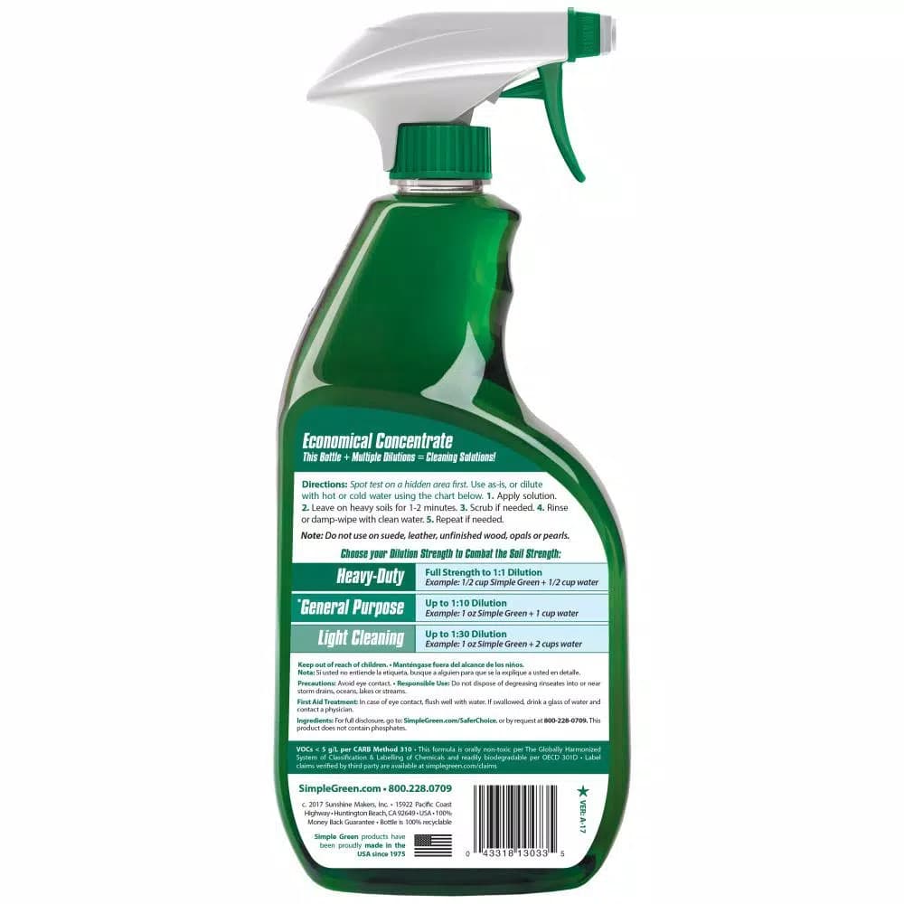 Simple Green All-Purpose Cleaner & Degreaser, 32 oz. Concentrated Liquid
