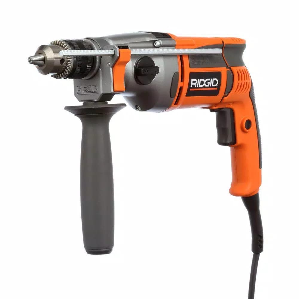 RIDGID 1/2 in. Heavy-Duty Corded Hammer Drill, 8.5 Amp