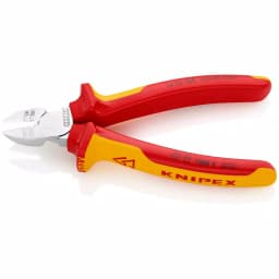 KNIPEX 6-1/4 in. 1000V Insulated Diagonal Cutter and Wire Stripper thumbnail 2