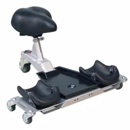 Rubi SR1 Ergonomic Kneeling Work Seat with Air Professional Knee Pads and Aluminum Frame thumbnail 1